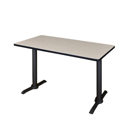 Cain Cain Training Tables, 48 W, 24 L, 29 H, Wood, Metal Top, Maple MTRCT4824PL